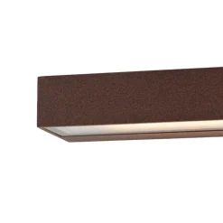 QAZQA Gartenbeleuchtung|Led-Außenleuchten*Moderne Wandleuchte rostbraun inkl. LED IP65 - Hannah