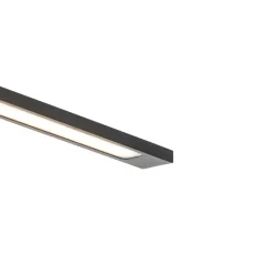 QAZQA Badezimmerlampen|Led-Wandleuchten*Moderne Wandleuchte schwarz 62 cm inkl. LED IP44 - Jerre