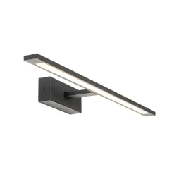 QAZQA Badezimmerlampen|Led-Wandleuchten*Moderne Wandleuchte schwarz 62 cm inkl. LED IP44 - Jerre