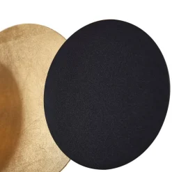 QAZQA Schlafzimmerlampen|Küchenlampen*Moderne Wandleuchte Schwarz mit Gold inkl. LED 3-Stufen-Dimmbar 5-Licht - Sunrise 3