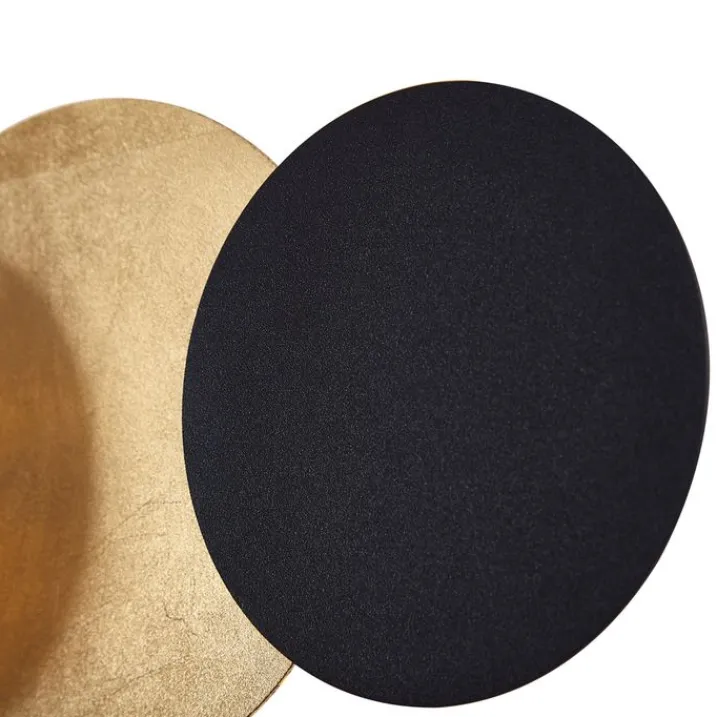 QAZQA Schlafzimmerlampen|Küchenlampen*Moderne Wandleuchte Schwarz mit Gold inkl. LED 3-Stufen-Dimmbar 5-Licht - Sunrise 3