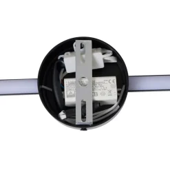 QAZQA Schlafzimmerlampen|Küchenlampen*Moderne Wandleuchte schwarz 100cm inkl. LED - Clockwise