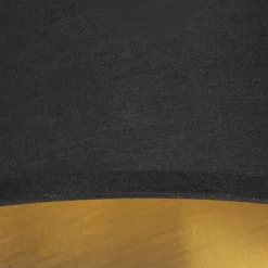 QAZQA Wandleuchten|Schlafzimmerlampen*Moderne Wandleuchte Schwarz und Gold mit Leselampe - Renier