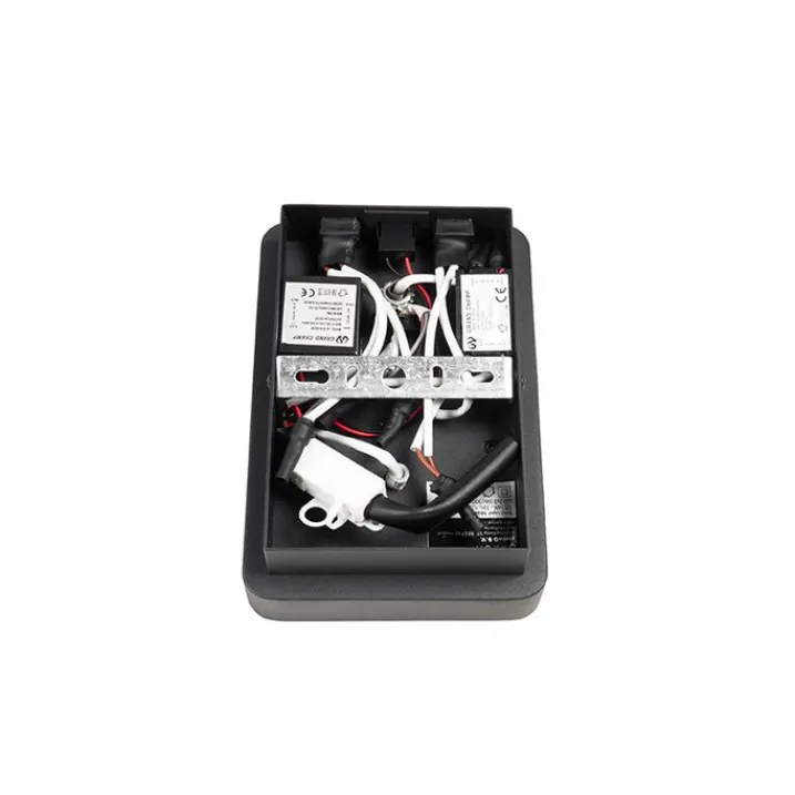 QAZQA Led-Wandleuchten|Wandleuchten*Moderne Wandleuchte schwarz inkl. LED mit USB und Leselampe - Robin