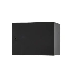 QAZQA Schlafzimmerlampen|Küchenlampen*Moderne Wandleuchte schwarz mit Lichteffekt - Transfer