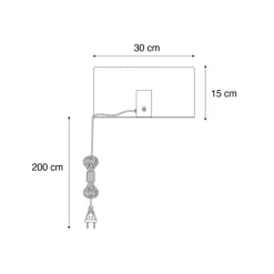 QAZQA Wandleuchten|Wohnzimmerlampen*Moderne Wandleuchte schwarz magnetisch verstellbar - Muro