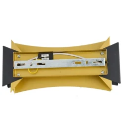 QAZQA Wandleuchten|Wohnzimmerlampen*Moderne Wandleuchte Schwarz mit Gold - Plats