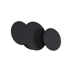 QAZQA Led-Wandleuchten|Wandleuchten*Moderne Wandleuchte Schwarz inkl. LED 3-Stufen Dimmbar 3-Lichter - Sunrise