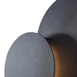 QAZQA Led-Wandleuchten|Wandleuchten*Moderne Wandleuchte Schwarz inkl. LED 3-Stufen Dimmbar 3-Lichter - Sunrise