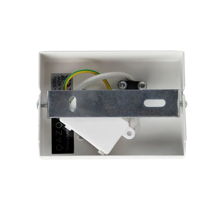 QAZQA Wandleuchten|Wohnzimmerlampen*Moderne Wandleuchte schwarz und gold mit Stoffschirm - Vete