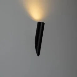 QAZQA Wandleuchten|Wohnzimmerlampen*Moderne Wandleuchte schwarz GU10 50mm - Slam