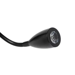 QAZQA Wandleuchten|Wohnzimmerlampen*Moderne Wandleuchte schwarz mit Flexarm - Brescia Combi