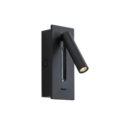 QAZQA Schlafzimmerlampen|Led-Wandleuchten*Moderne Wandleuchte schwarz inkl. LED - Plaza