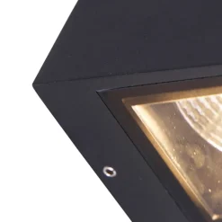 QAZQA Gartenbeleuchtung|Außenwandleuchten*Moderne Wandleuchte schwarz GU10 AR70 IP54 - Baleno II