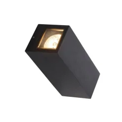 QAZQA Gartenbeleuchtung|Außenwandleuchten*Moderne Wandleuchte schwarz GU10 AR70 IP54 - Baleno II