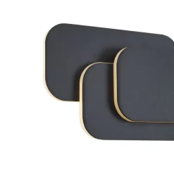 QAZQA Led-Wandleuchten|Wandleuchten*Moderne Wandleuchte schwarz inkl. LED 3-Stufen-Dimmbar - Dias