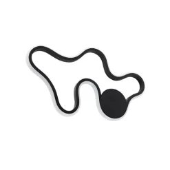 QAZQA Led-Wandleuchten|Led-Deckenleuchten*Moderne Wandleuchte schwarz inkl. LED - Plomp