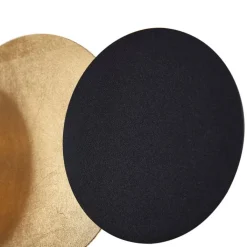 QAZQA Led-Wandleuchten|Wandleuchten*Moderne Wandleuchte Schwarz mit Gold inkl. LED 3-Stufen-Dimmbar 3-Lichter - Sunrise 3