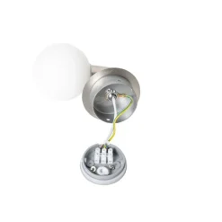 QAZQA Badezimmerlampen|Außenwandleuchten*Moderne Wandleuchte Stahl IP44 - Cederic Up