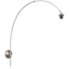 QAZQA Wandleuchten|Wohnzimmerlampen*Moderne Wandleuchte Stahl ohne Schirm - Arc