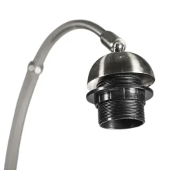 QAZQA Wandleuchten|Wohnzimmerlampen*Moderne Wandleuchte Stahl ohne Schirm - Arc