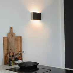 QAZQA Schlafzimmerlampen|Küchenlampen*Moderne Wandleuchte Stahl 2-flammig - Otan