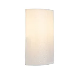 QAZQA Wandleuchten|Wohnzimmerlampen*Moderne Wandleuchte weiß - Simple Drum Jute