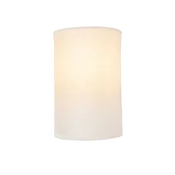 QAZQA Wandleuchten|Wohnzimmerlampen*Moderne Wandleuchte weiß - Simple Drum Jute