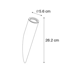 QAZQA Wandleuchten|Wohnzimmerlampen*Moderne Wandleuchte weiß - Slam