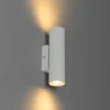 QAZQA Schlafzimmerlampen|Küchenlampen*Moderne Wandleuchte weiß 2-flammig GU10 50mm - Jeana