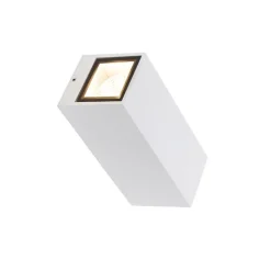 QAZQA Gartenbeleuchtung|Außenwandleuchten*Moderne Wandleuchte weiß GU10 AR70 IP54 - Baleno II