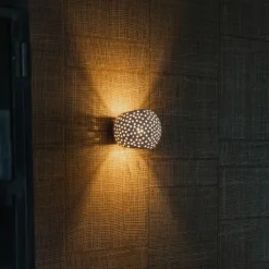 QAZQA Schlafzimmerlampen|Küchenlampen*Moderne Wandleuchte Weiß Gips Kugel mit Lichteffekt - Blur