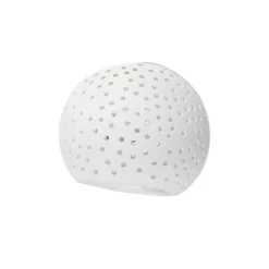 QAZQA Schlafzimmerlampen|Küchenlampen*Moderne Wandleuchte Weiß Gips Kugel mit Lichteffekt - Blur