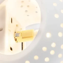 QAZQA Schlafzimmerlampen|Küchenlampen*Moderne Wandleuchte Weiß Gips Kugel mit Lichteffekt - Blur