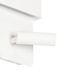 QAZQA Led-Wandleuchten|Wandleuchten*Moderne Wandleuchte weiß inkl. LED mit USB und Leselampe - Robin