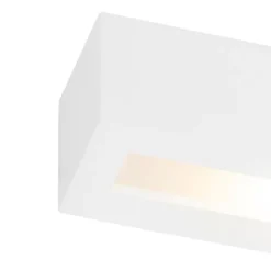 QAZQA Wandleuchten|Wohnzimmerlampen*Moderne Wandleuchte weiß mit Lichteffekt - Tjada Novo