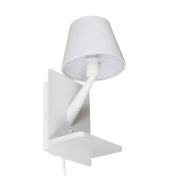 Trio Leuchten Wandleuchten*Moderne Wandleuchte weiß mit USB-C und induktivem Ladegerät - Comfort