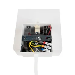 QAZQA Wandleuchten|Schlafzimmerlampen*Moderne Wandleuchte weiß mit USB und Flexarm - Flero