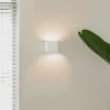 QAZQA Wandleuchten|Wohnzimmerlampen*Moderne Wandleuchte weiß mit Lichteffekt - Kay Novo