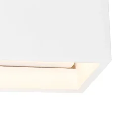 QAZQA Wandleuchten|Wohnzimmerlampen*Moderne Wandleuchte weiß mit Lichteffekt - Kay Novo