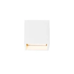 QAZQA Wandleuchten|Wohnzimmerlampen*Moderne Wandleuchte weiß mit Lichteffekt - Kay Novo