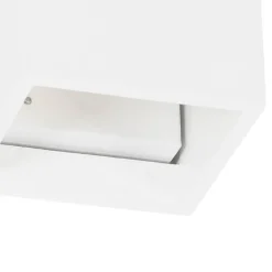 QAZQA Wandleuchten|Wohnzimmerlampen*Moderne Wandleuchte weiß mit Lichteffekt - Kay Novo