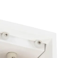 QAZQA Wandleuchten|Wohnzimmerlampen*Moderne Wandleuchte weiß mit Lichteffekt - Kay Novo