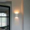 QAZQA Schlafzimmerlampen|Küchenlampen*Moderne Wandleuchte Weiß Rund - Colja Novo