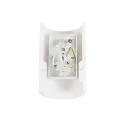 QAZQA Schlafzimmerlampen|Küchenlampen*Moderne Wandleuchte Weiß Rund - Colja Novo