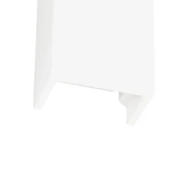 QAZQA Wandleuchten|Wohnzimmerlampen*Moderne Wandleuchte weiß rechteckig - Colja Novo