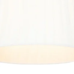 QAZQA Wandleuchten|Schlafzimmerlampen*Moderne Wandleuchte weiß und bronze mit Leselampe - Renier