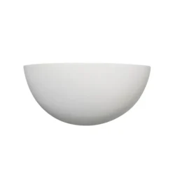 QAZQA Schlafzimmerlampen|Küchenlampen*Moderne Wandleuchte weißer Gips Halbkreis - Britt