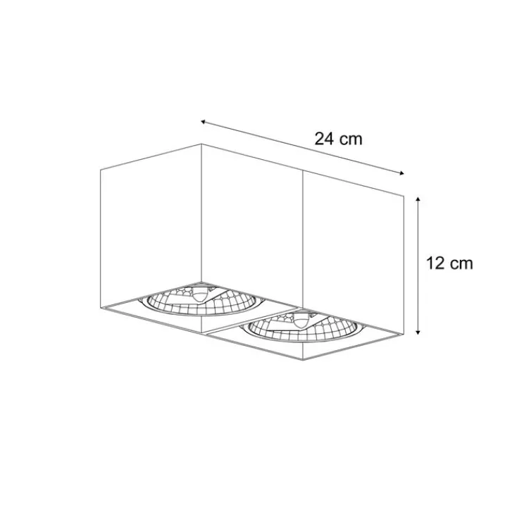 Kinder QAZQA Preisvorteil Auf Leuchtmittel|Smarte Glühbirnen*Moderne Wandstrahler Beige G9 verstellbar 2-flammig - Box