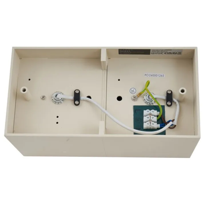 Kinder QAZQA Preisvorteil Auf Leuchtmittel|Smarte Glühbirnen*Moderne Wandstrahler Beige G9 verstellbar 2-flammig - Box